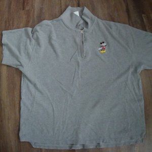 official disney branded mens mickey mouse XXL polo style t-shirt